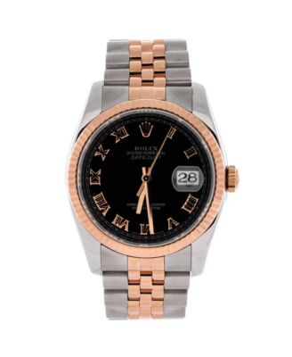 Pre-Owned Rolex - Oyster Perpetual Datejust Automatic Watch in Stainless Steel and Rose Gold 36mm