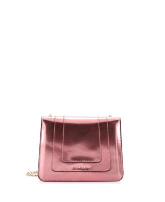 Small Serpenti Forever Square Shoulder Bag Metallic Leather