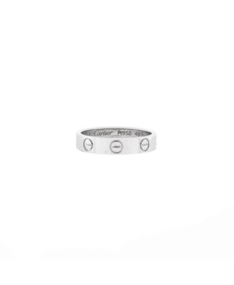 Pre-Owned Cartier - Love Wedding Band Ring Platinum