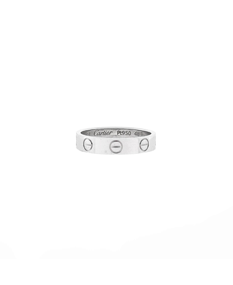 Click to view more detailed imagery on our partner's website Pre-owned Pre-owned Cartier Cartier Love Wedding Band Ring Platinum In Silver