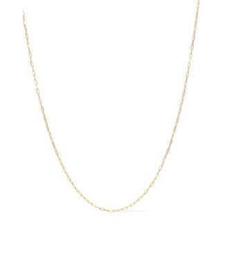 Ana Luisa - Solid Gold Paperclip Chain Necklace