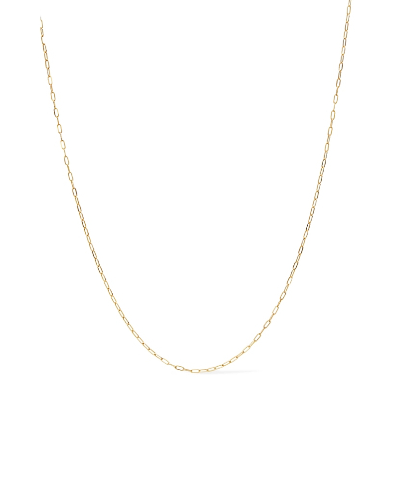 Ana Luisa Solid Gold Paperclip Chain Necklace