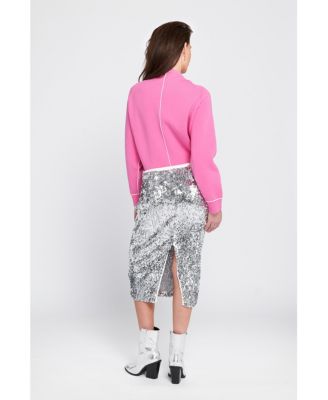 Sequin Midi Skirt