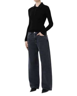 Amos Polo Collar Top