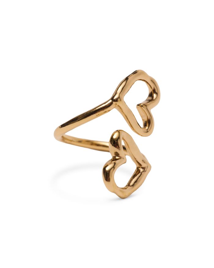 Double Heart Ring