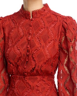 Wavy Lace Dress - Exclusive