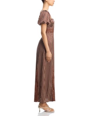 Polka Dot Lace Trim Dress - Exclusive