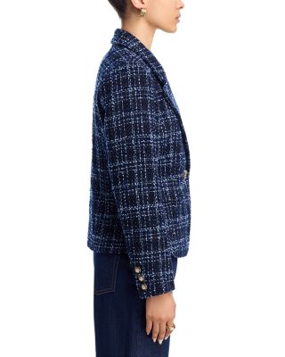 Tweed Double Breasted Blazer - Exclusive 