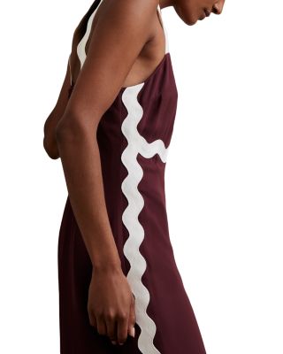 Asher Wave Craft Midi Dress