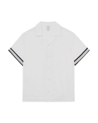 Asher Striped Cuff Camp Shirt