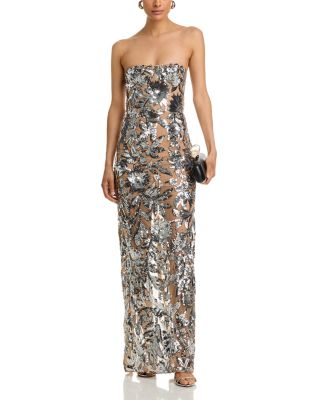 Dahlia Dark Silver Gown