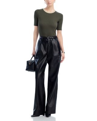 The Knit Contrast Ringer Tee