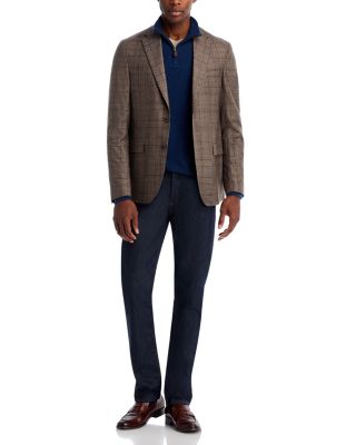 Deep Blue Cashmere Quarter-Zip Sweater - Exclusive