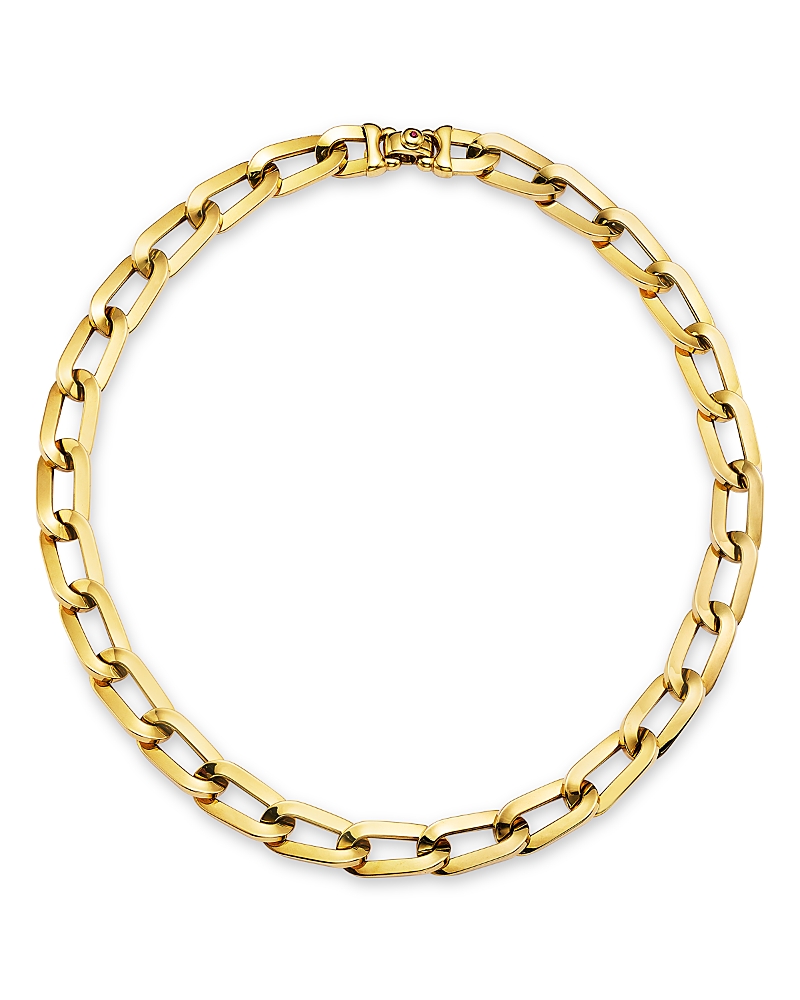 Roberto Coin 18K Gold Chunky Link Collar Necklace, 17