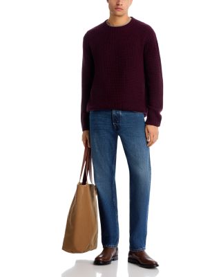 Wool & Cashmere Box Stitch Sweater - Exclusive