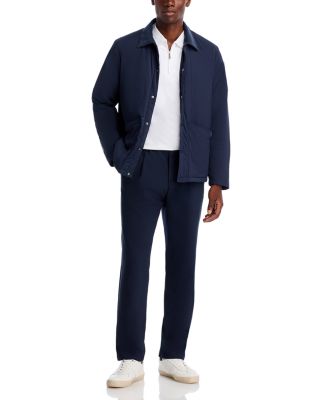 Light Stretch Nylon &amp; Light Cord Patch Pocket Jacket