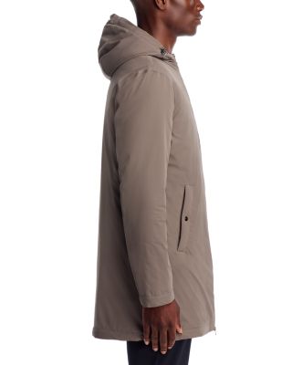 Travel Nylon Stretch Packable Hooded Parka 