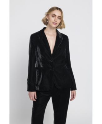 Women's Velvet Blazer