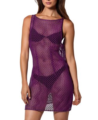 Pointillee Mini V-Back Dress