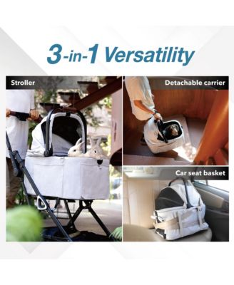  Tinker Small Detachable Pet Stroller – Compact Buggy for Cats & Small Dogs