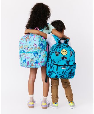 Unisex Kids Patched Backpack