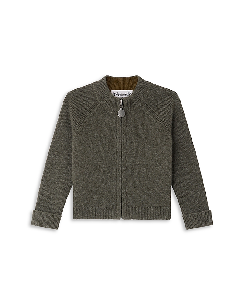 Bonpoint Cashmere Cardigan In Gray
