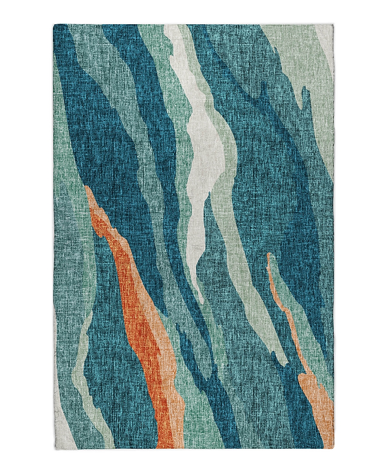 Dalyn Rug Company Dalyn Lorenzo Washable Ln4 Area Rug, 5' X 7'6 In Blue
