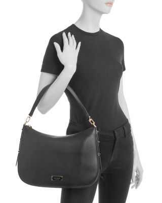 Liv Large Hobo Leather Shoulder Bag