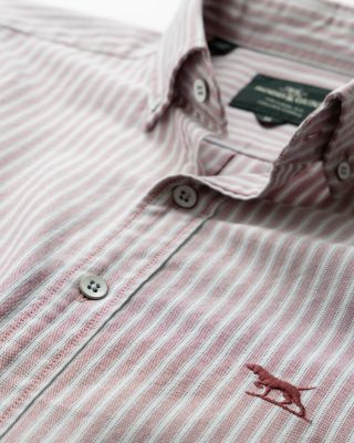 Long Sleeve Oxford Stripe 4 Of Shirt