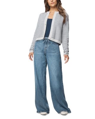 Amber Stripe Crop Cardigan