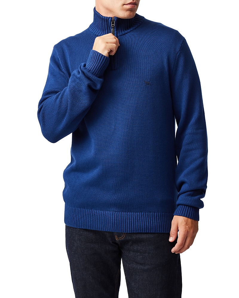 Rodd & Gunn Rodd And Gunn Merrick Bay Quarter-zip Sweater In Blue