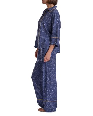 Celestial Print Pajama Pant Set