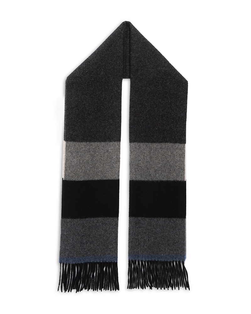 Rodd & Gunn Frankton Stripe Scarf In Gray
