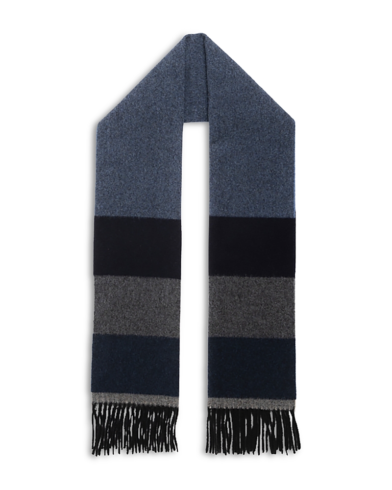 Rodd & Gunn Frankton Stripe Scarf In Blue
