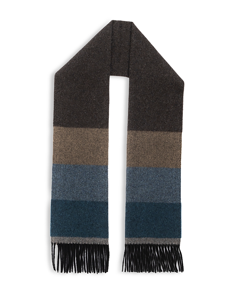 Rodd & Gunn Frankton Stripe Scarf In Gray