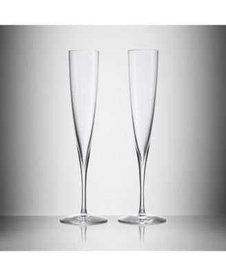 Elegance Champagne Trumpet Flute, Pair