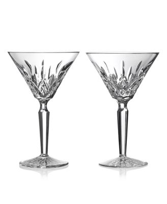 Waterford - Lismore Crystal Martini Glass, Set of 2