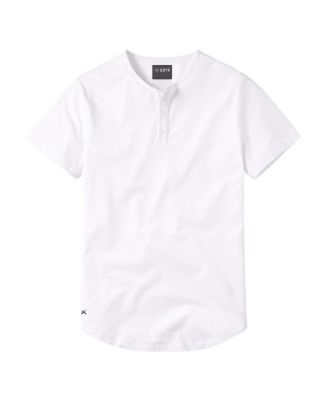 AO Henley Curve Hem T-Shirt