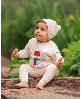 Boys' Holiday Snowman Knit Set - Baby, Little Kid