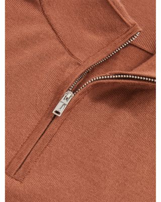 Quarter Zip Wool Sweater