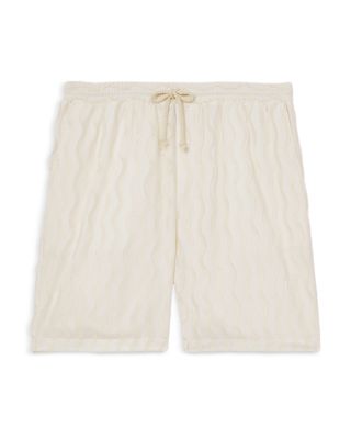 Wave Texture Drawstring 8.3" Shorts