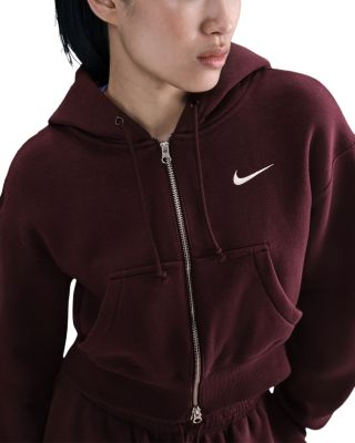 Fleece Cropped Hoodie