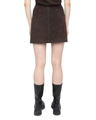 Jaime Suede Mini Skirt