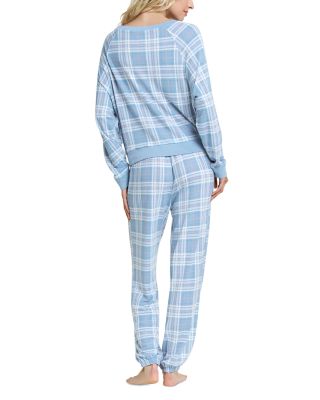 Star Seeker Lounge Set in Chambray Plaid
