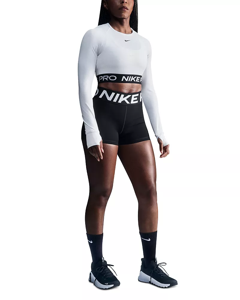 Nike Sculpt High Rise Logo Shorts