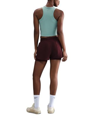 Fitted Racerback Crop Tank