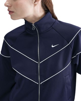 Mock Neck Knit Jacket