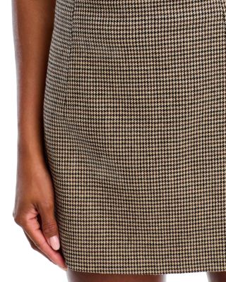 Houndstooth Mini Skirt