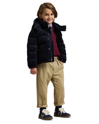 Boys' Convertible Corduroy Down Jacket - Little Kid