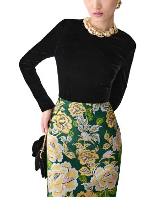 Mixed Media Midi Dress